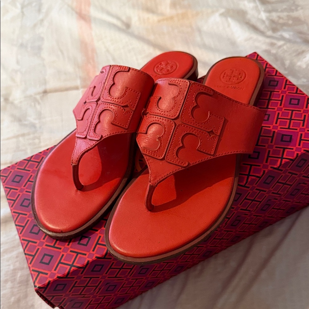 Tory Burch Bold Red Sandals